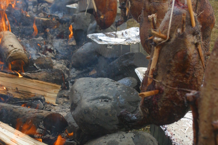 Cooking sugabon for GOOP feast